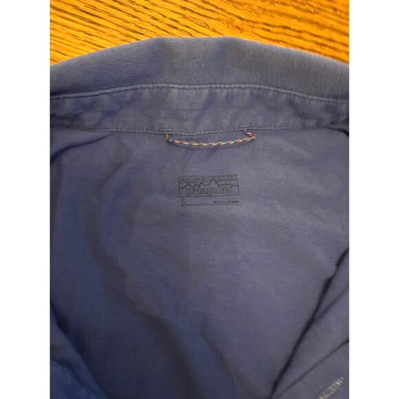Patagonia Super Soft Blue Polo Size Large - Picture 4 of 7